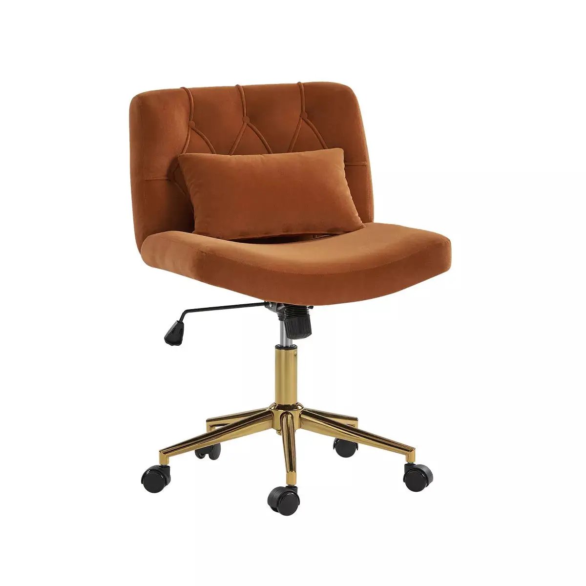 Nigel Modern Flannel Office Chair with Tilt and Adjustable Height Mecha|Hulala HOME