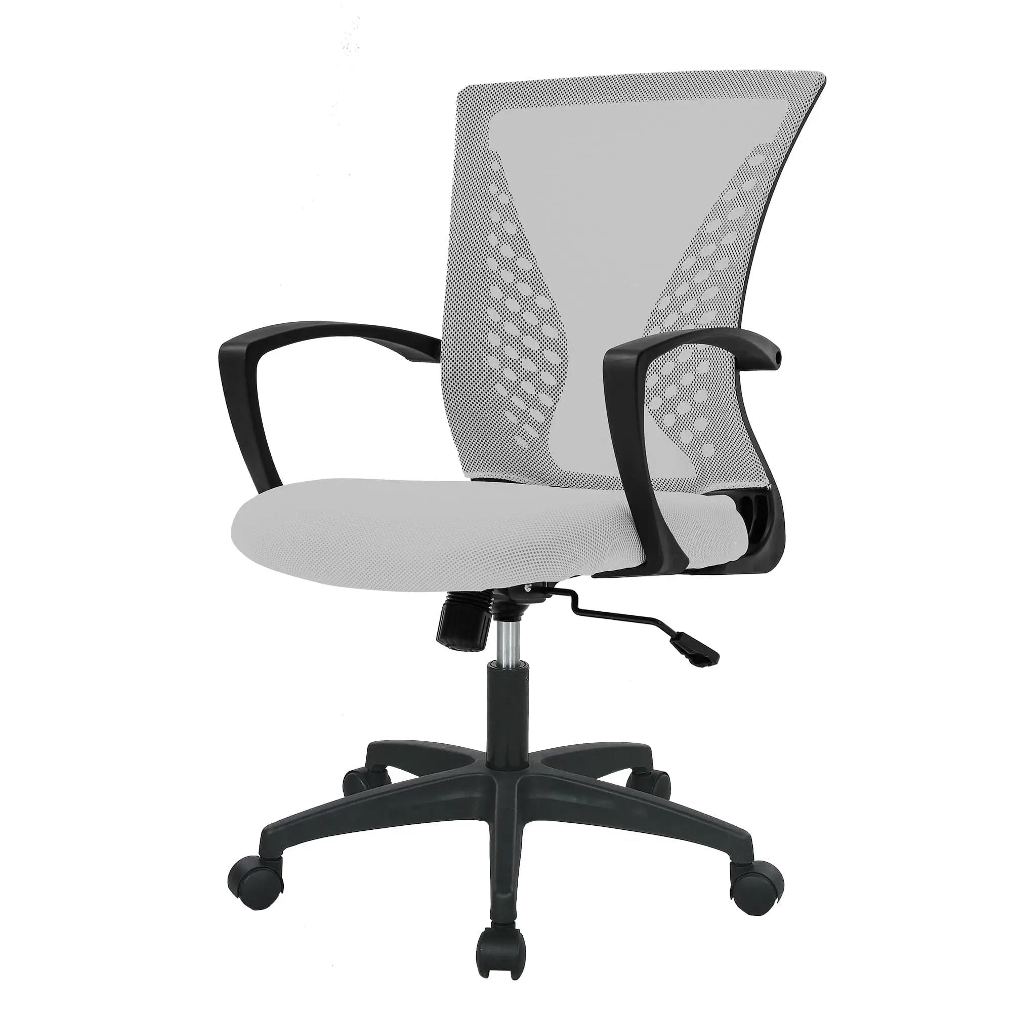 Paylesshere Ergonomic Office Chair with Lumbar Support, Adjustable Height, Swivel Casters, Pink, 1 Pack