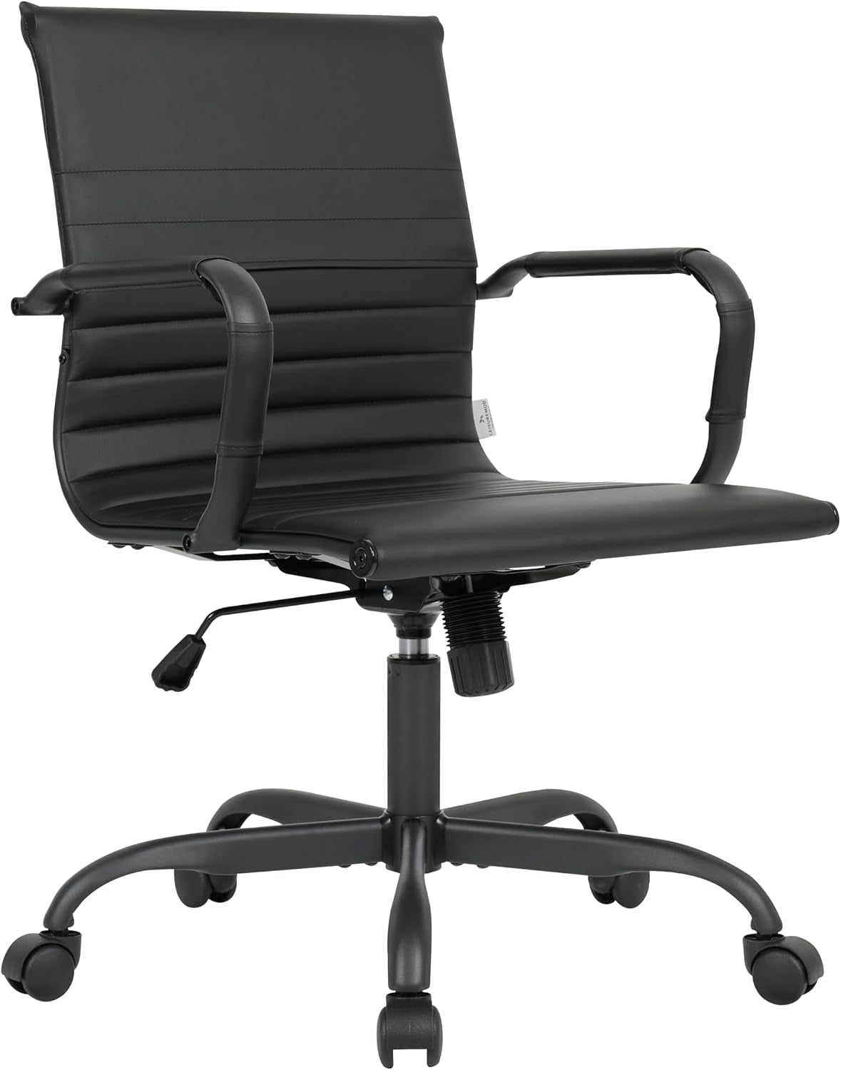 Ergonomic Leather Office Chair With Adjustable Tilt And Swivel Comfort