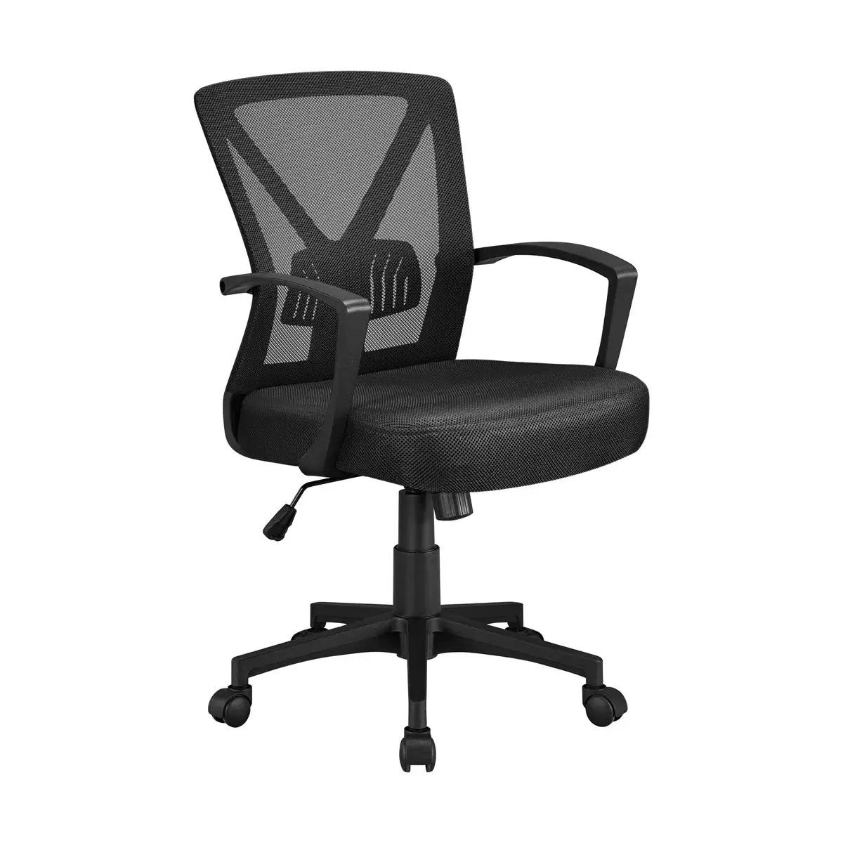 Yaheetech Office Desk Chair Computer Task Chair with Lumbar Support and Armrest