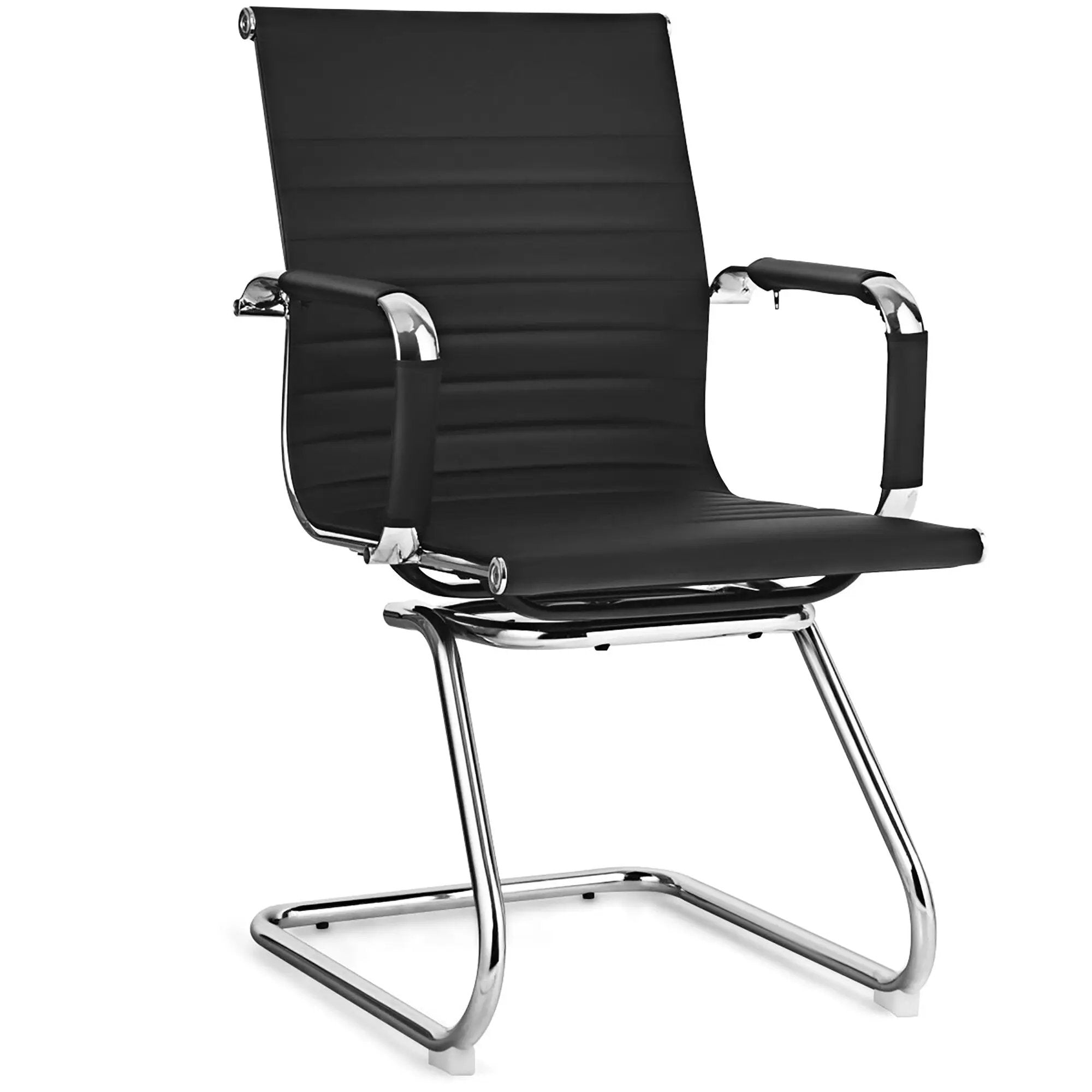 Costway Set of 2 Office Waiting Room Chairs for Reception Conference