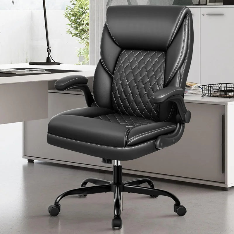 Ergonomic Faux Leather Home Office Chair