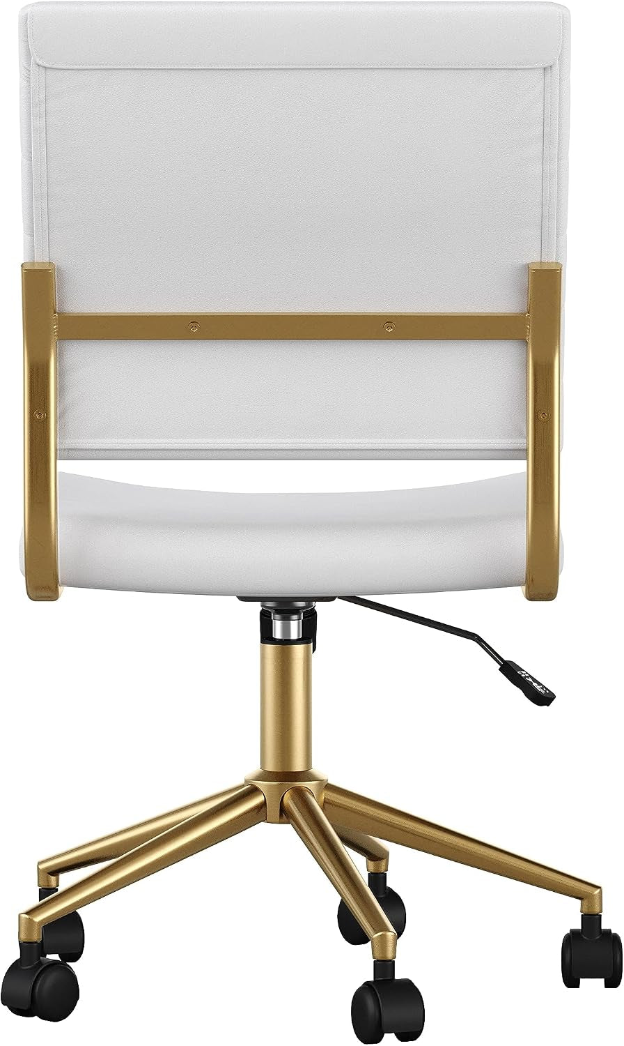 Martha Stewart Ivy Upholstered Office Chair, White