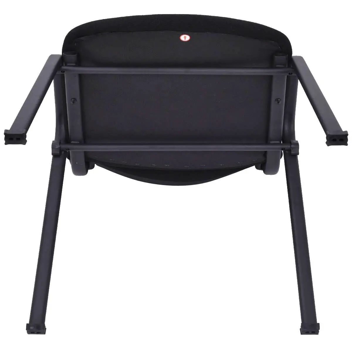 Set of 5 Office Guest Chair Stackable Reception Chair Conference Room