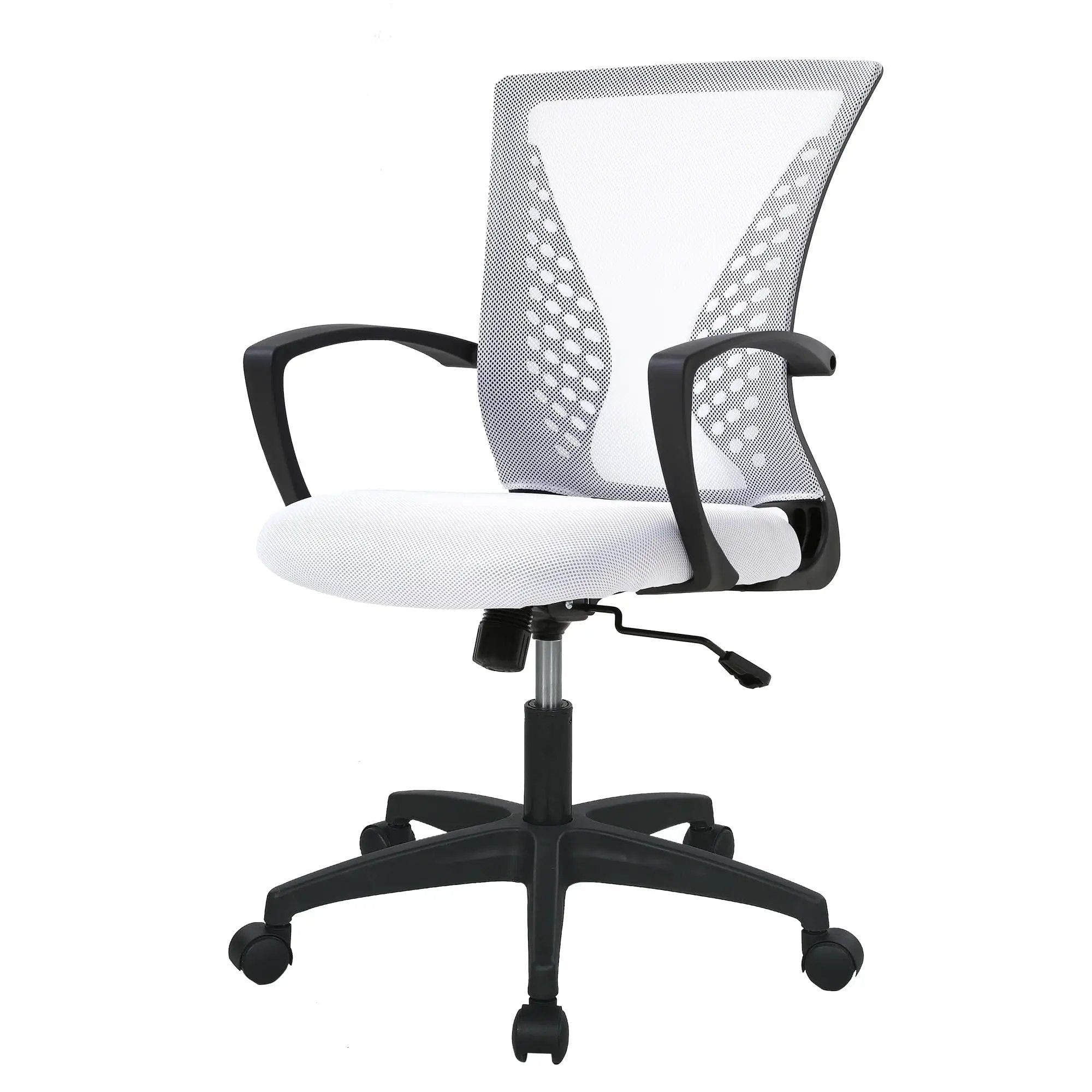 Paylesshere Ergonomic Office Chair, Lumbar Support, Adjustable Height with Armrests for Adults(Orange)
