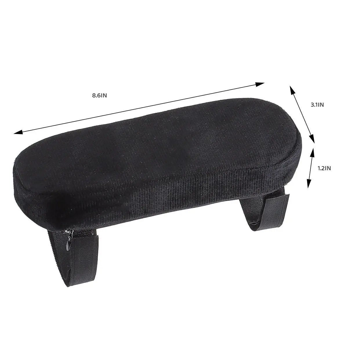 2 Pack Office Chair Armrest Pads Covers Black Arm Rest Covers for Office Chairs