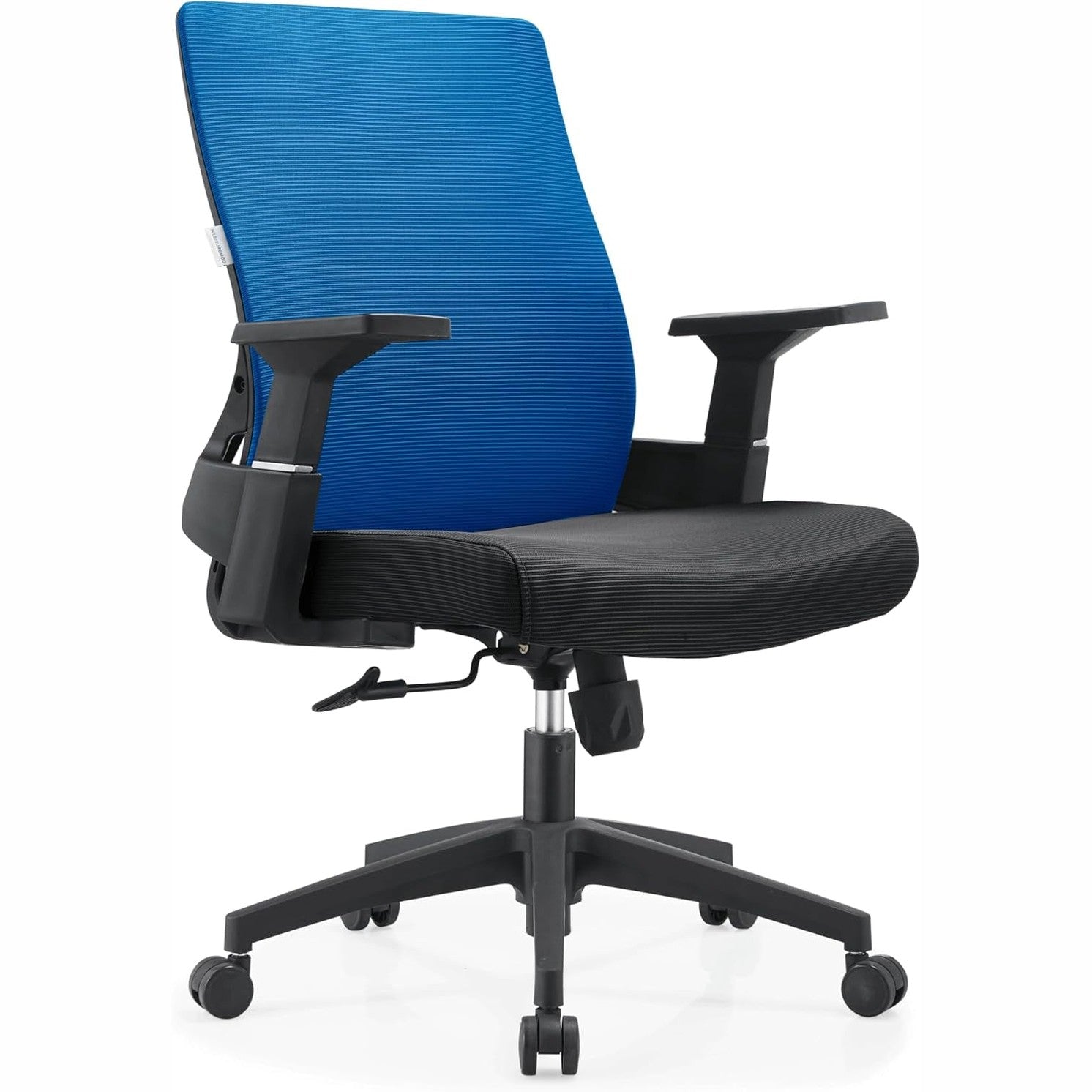 Leisuremod Ergonomic Office Chair, 360 Degree Swivel & Tilt with Rolling Wheels, Adjustable Height, Grey