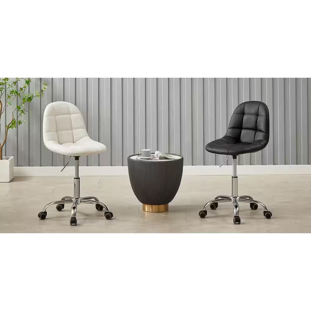 Height adjustable armless office stool – view 9