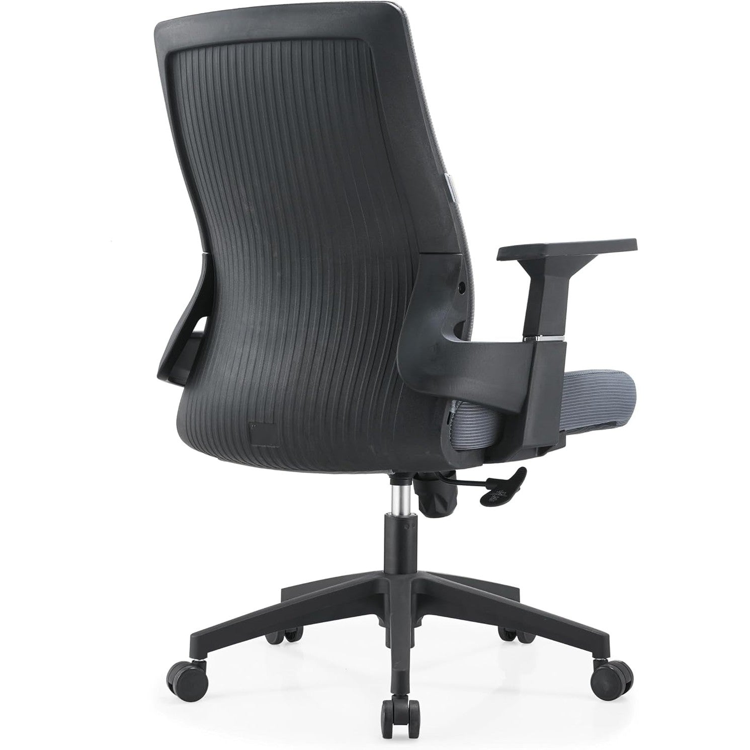 Leisuremod Ergonomic Office Chair, 360 Degree Swivel & Tilt with Rolling Wheels, Adjustable Height, Grey