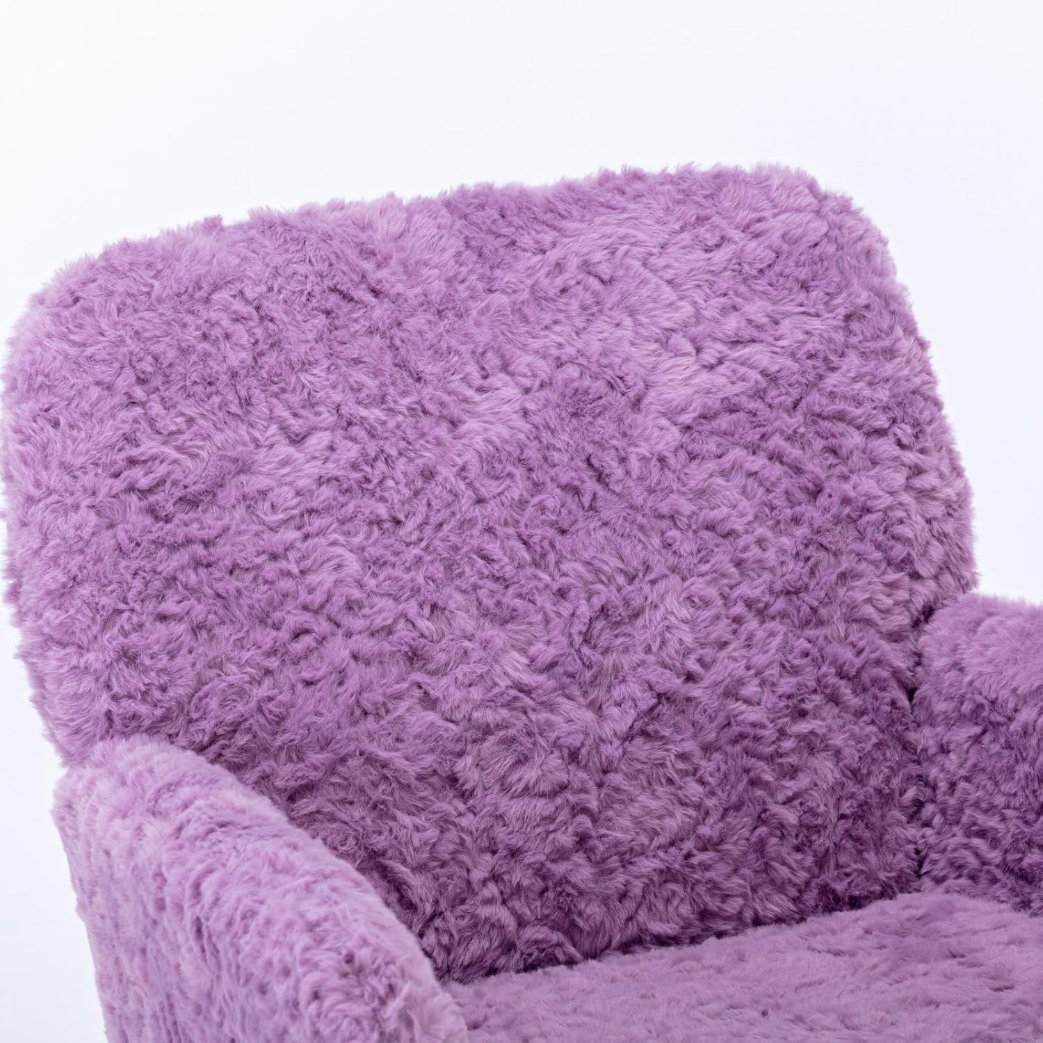A&A Furniture Violet Velvet Chair, Golden Metal Base - Platinum-Level Office Chairs