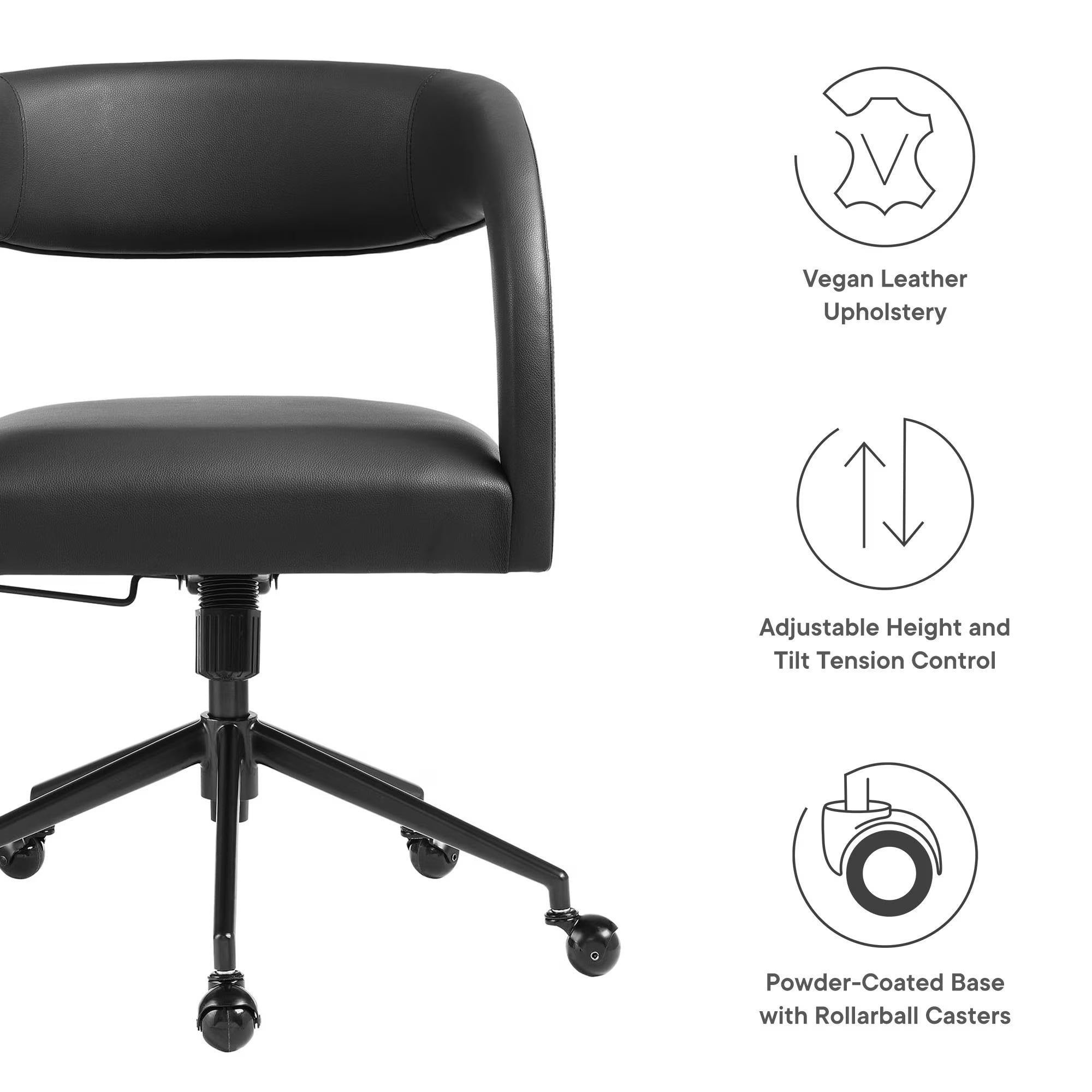 Pinnacle Office Chair in Black