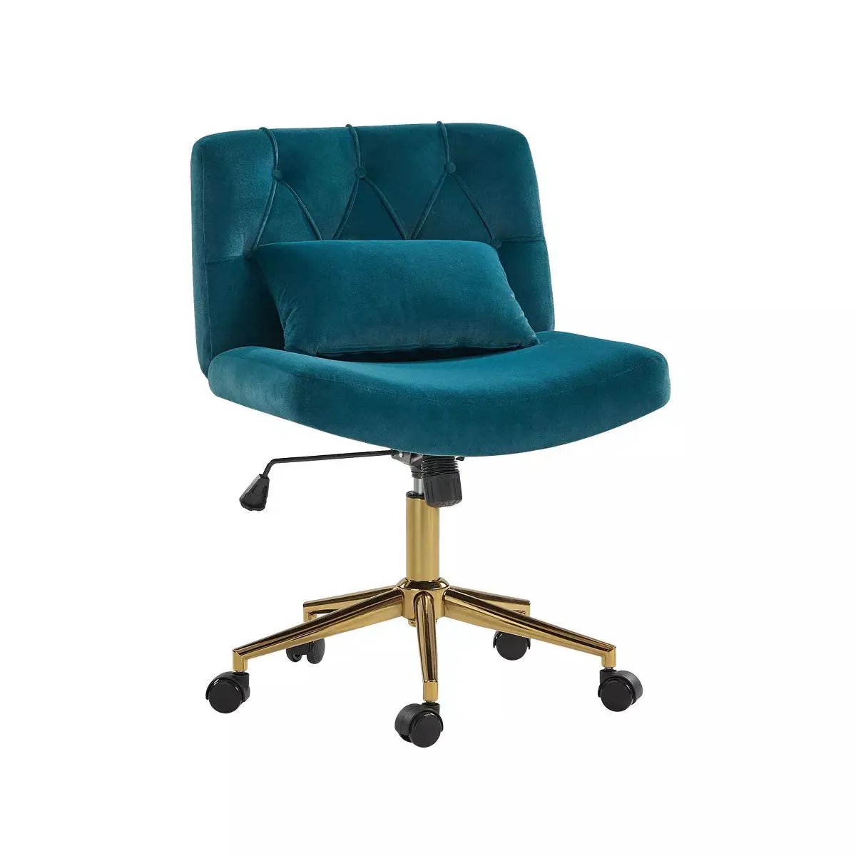 Nigel Modern Flannel Office Chair with Tilt and Adjustable Height Mecha|Hulala HOME