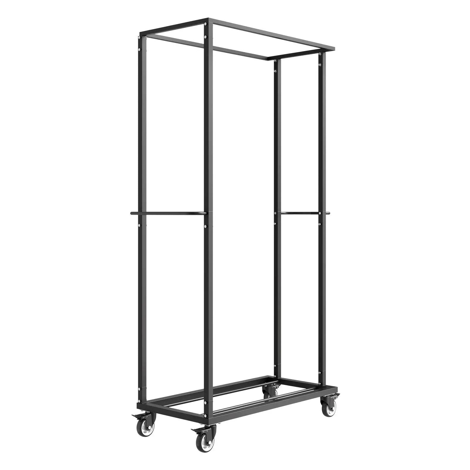 Folding Chair Rack Cart For 60 Chairs Of 500LBS Casters/Locking Wheels by Vevor