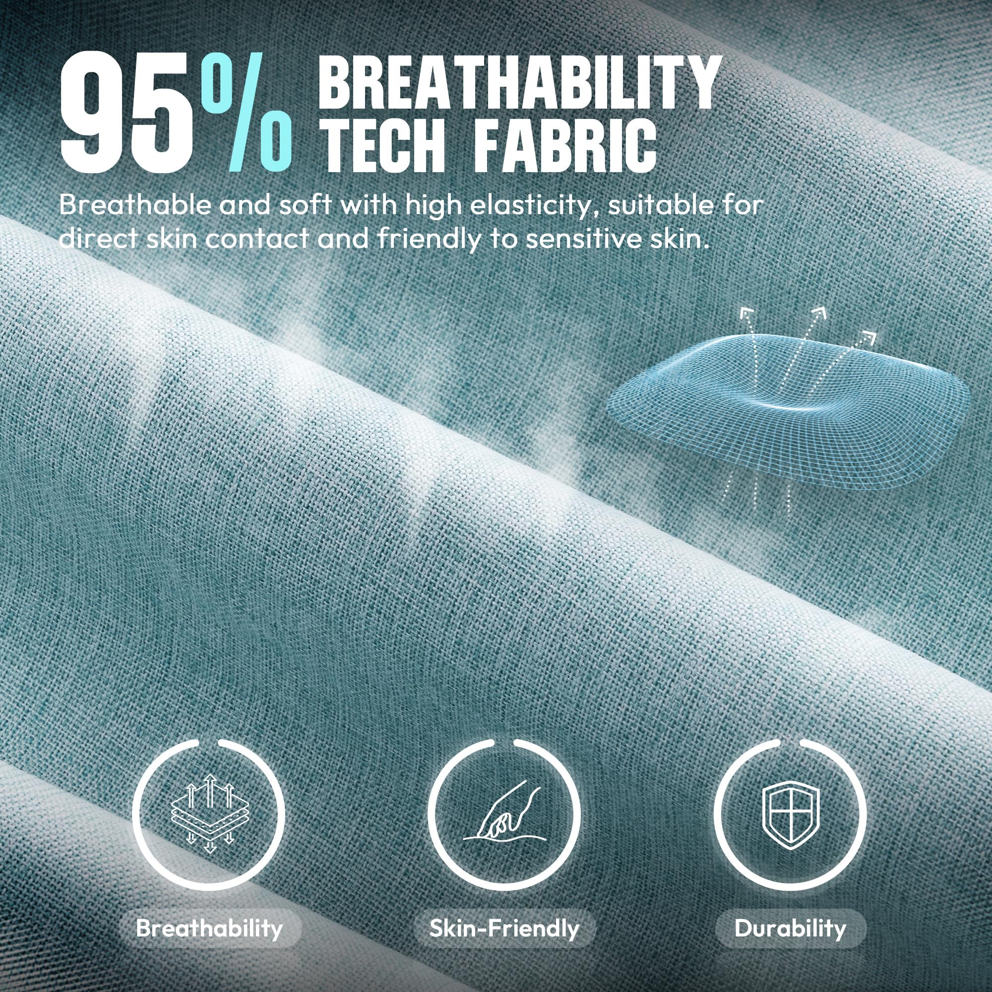 Dowinx High Back Ergonomic Gaming Chair with Massage and Footrest, Beige