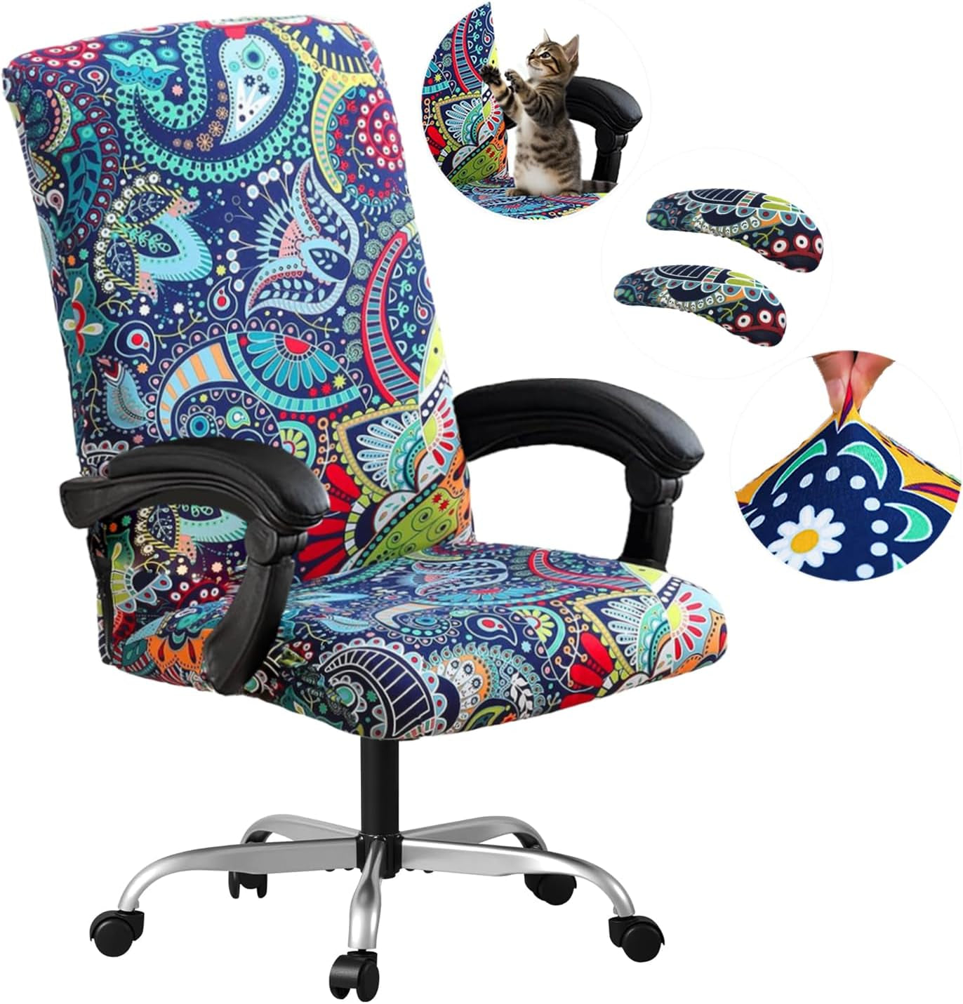 Computer Office Chair Cover for Desk, Anti-Dust Protector