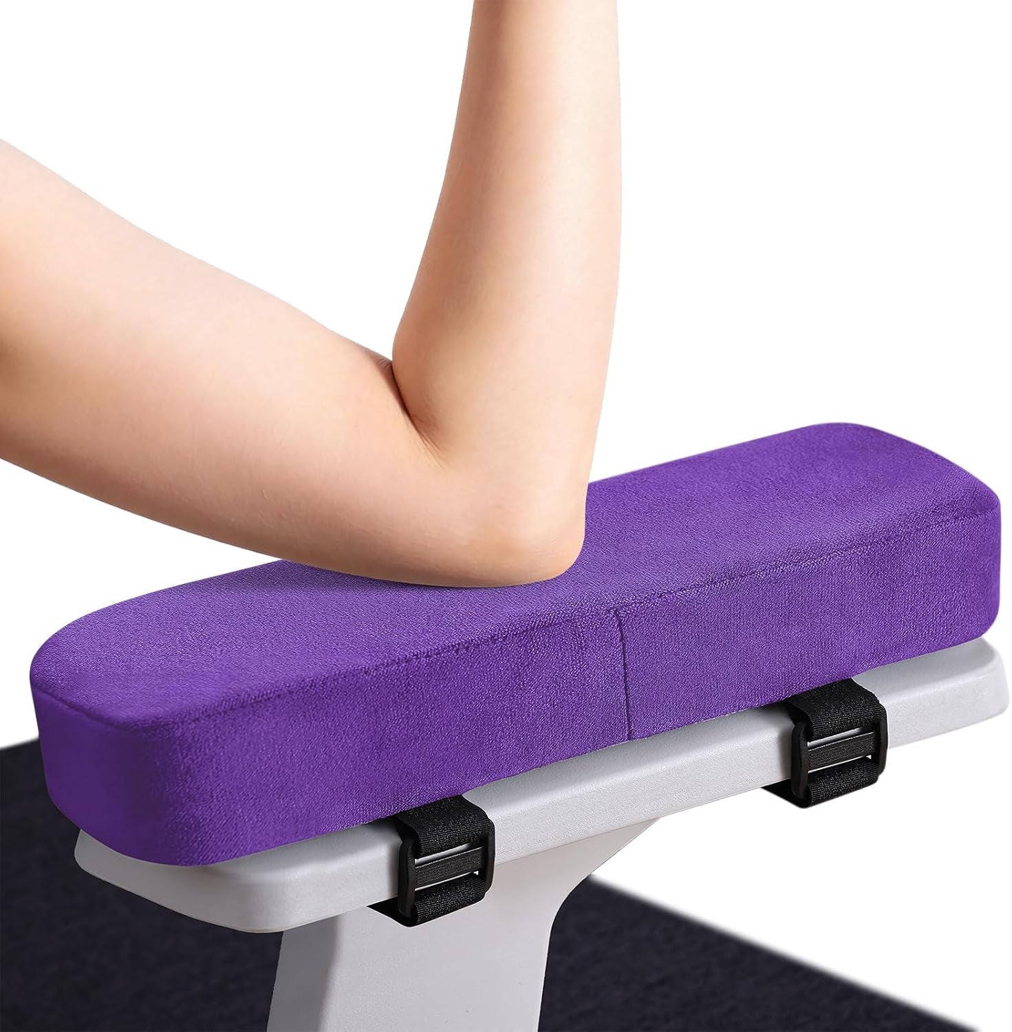 Smiry Memory Foam Office Chair Armrest Pads, Non-Slip Armrest Cushion