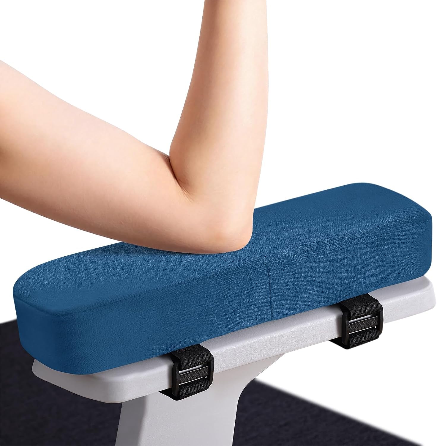Smiry Memory Foam Office Chair Armrest Pads, Non-Slip Armrest Cushion