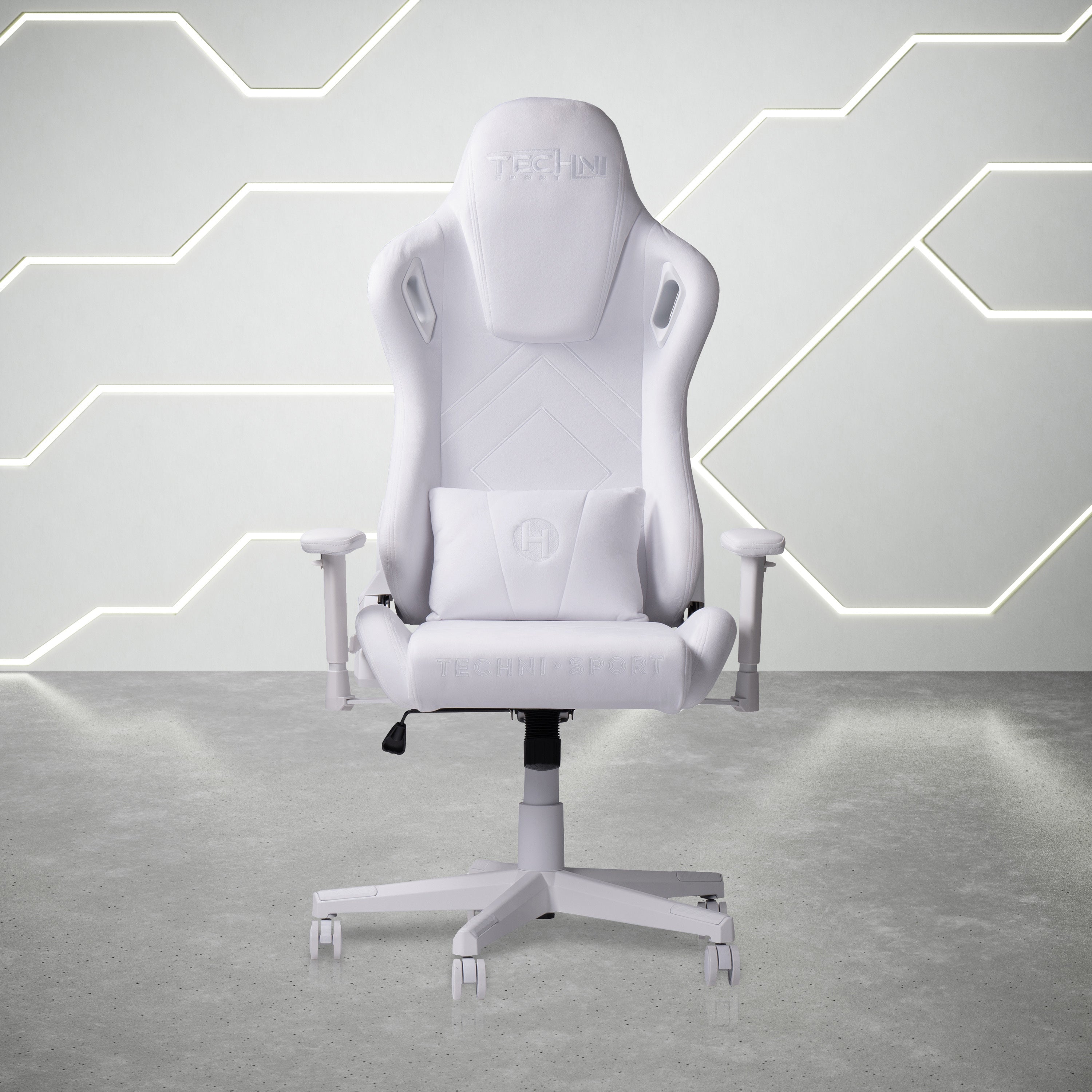 Velvet Memory Foam Gaming Chair With Adjustable Height And Comfort