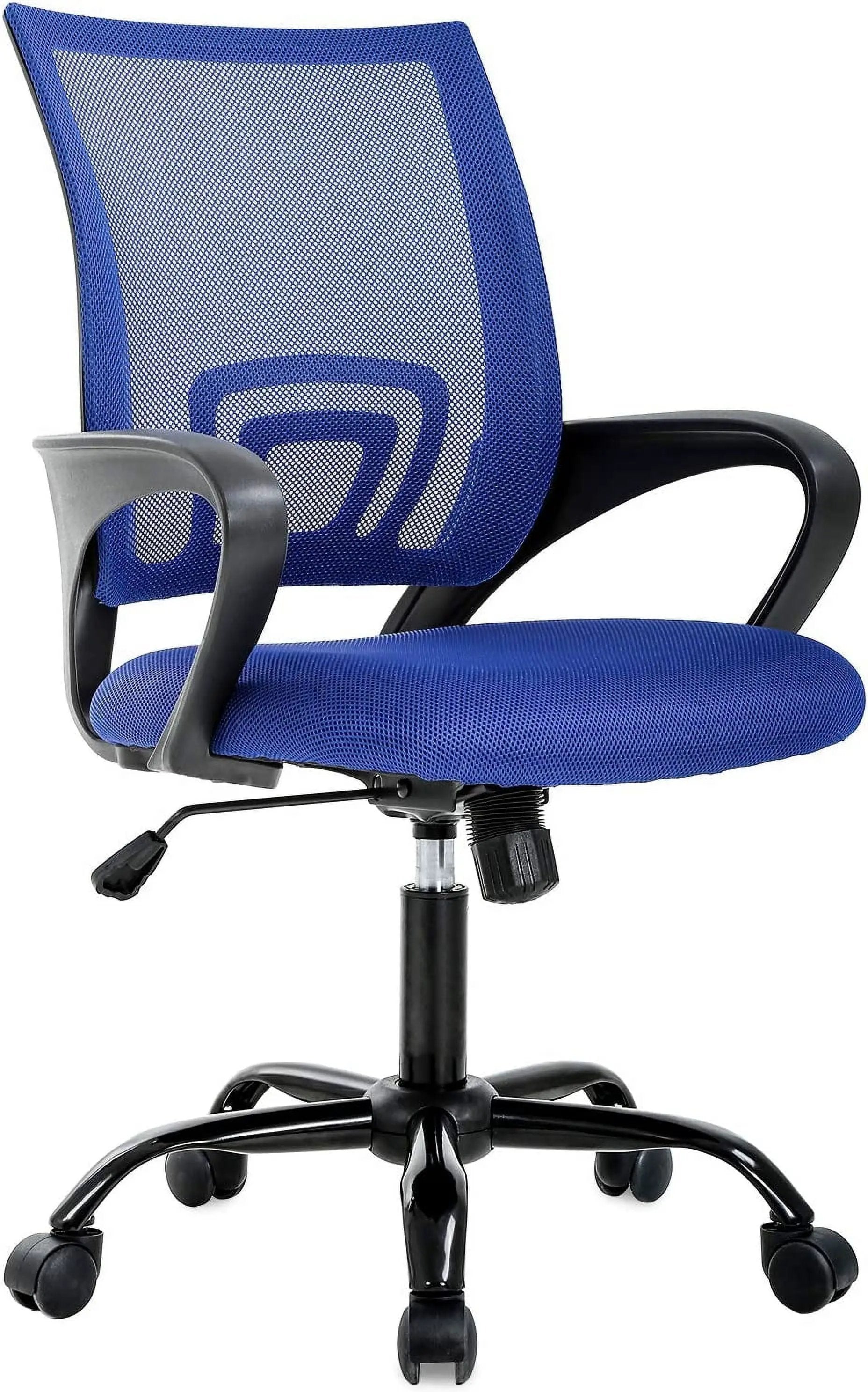 Bestoffice Ergonomic Office Chair, Lumbar Support, Adjustable Height with Armrests for Adults(Grey)