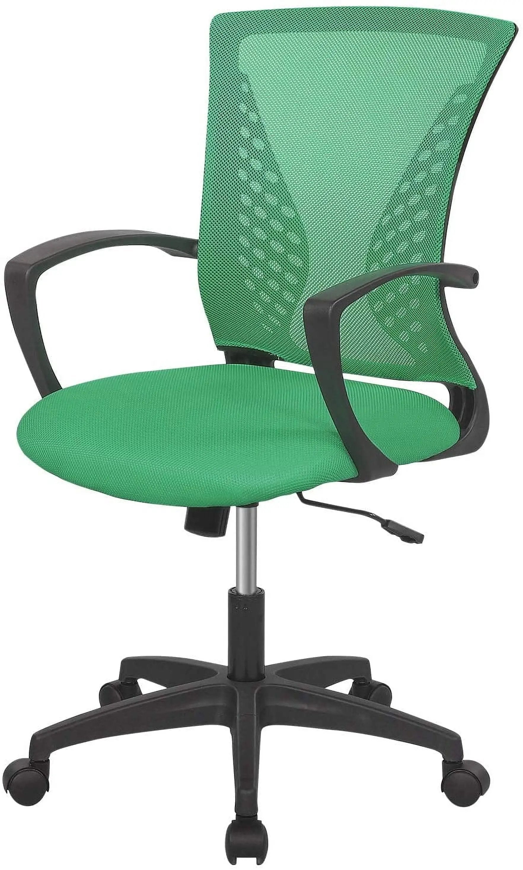 Paylesshere Ergonomic Office Chair, Lumbar Support, Adjustable Height with Armrests for Adults(Blue)