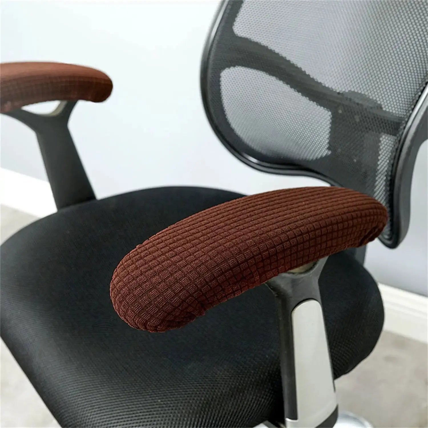 Office Chair Arm Armrest Covers,Stretchable Slipcover Protector Sleeve for Computer Gaming Desk Rotating Chairs Easy Install & Clean, Comfortable,Universal Stretch Desk Chair Seat Cover Protector