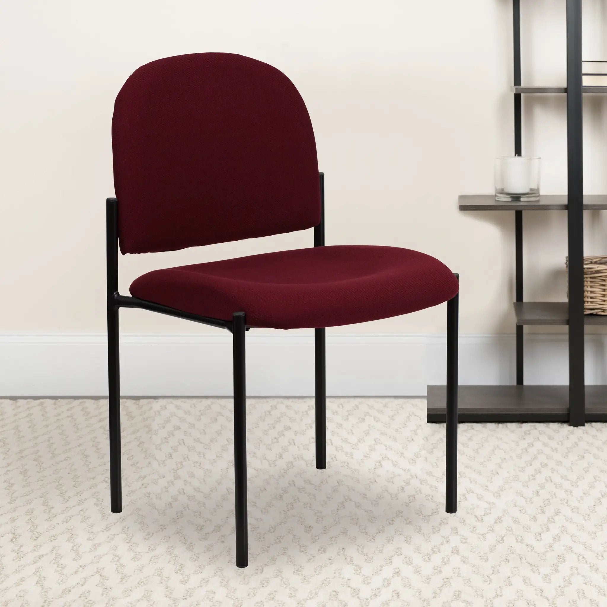 Comfort Stackable Steel Side Reception Chair