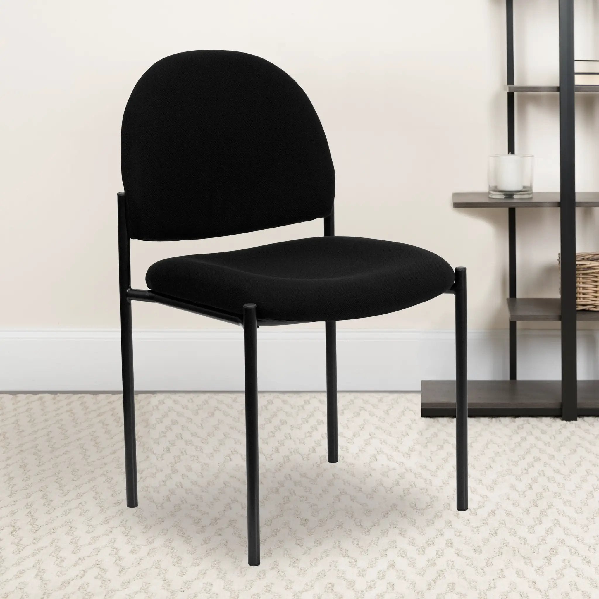 Comfort Stackable Steel Side Reception Chair