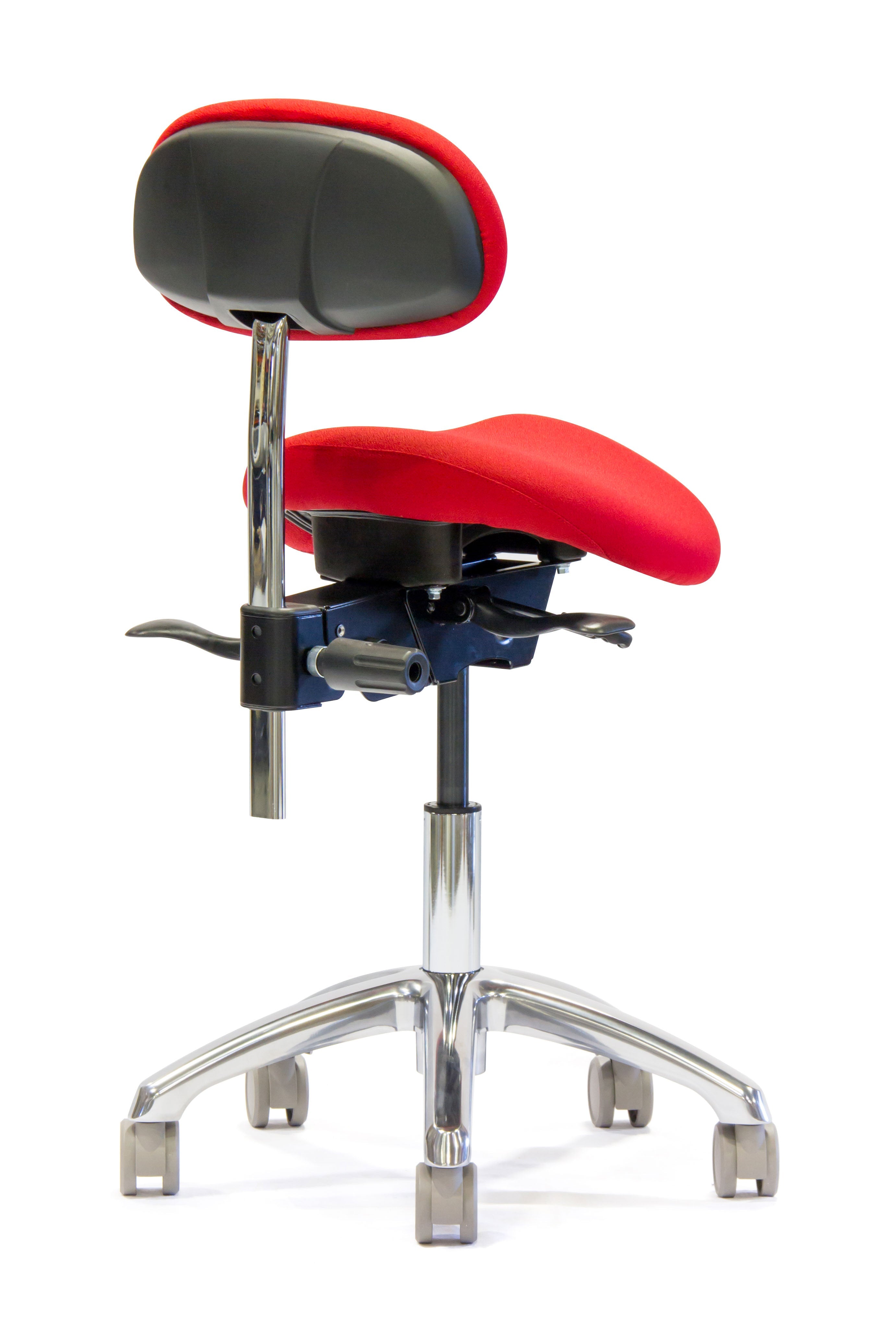 ErgoLab Advanced Ergonomic Saddle Chair with Backrest - Platinum-Level Office Chairs