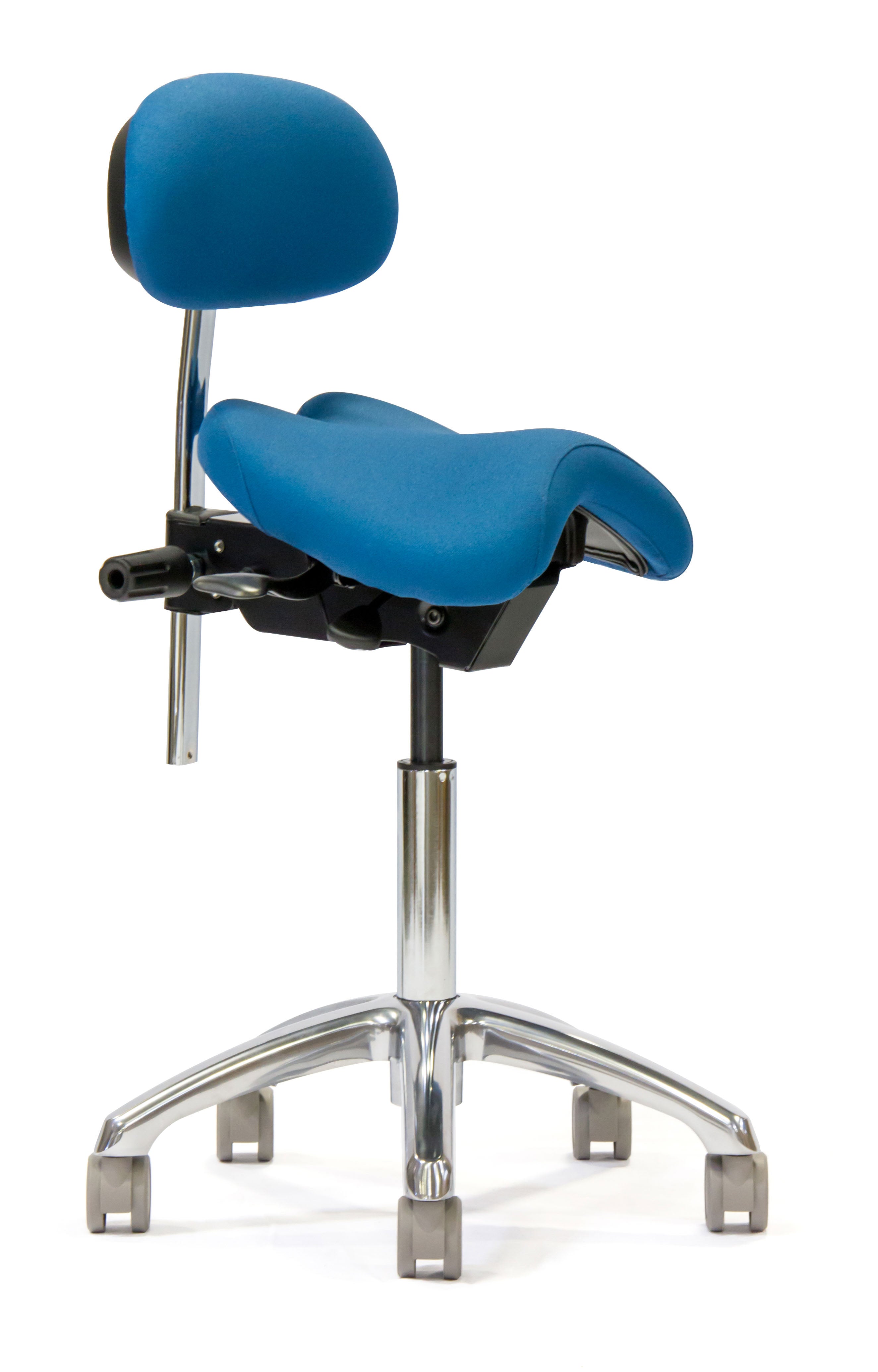 ErgoLab Advanced Ergonomic Saddle Chair with Backrest - Platinum-Level Office Chairs