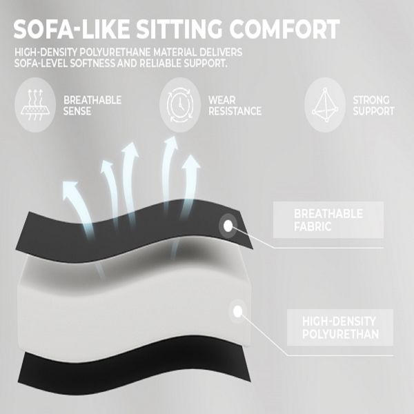 Black and White Ergonomic Gaming Chair with Massage Lumbar Support - Platinum-Level Office Chairs