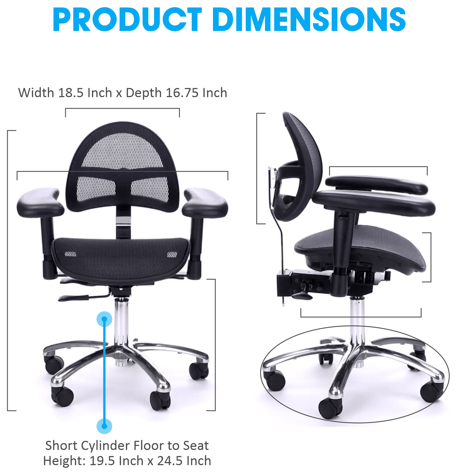 ErgoLab Custom STP Ergonomic Mesh Office Chair - Platinum-Level Office Chairs