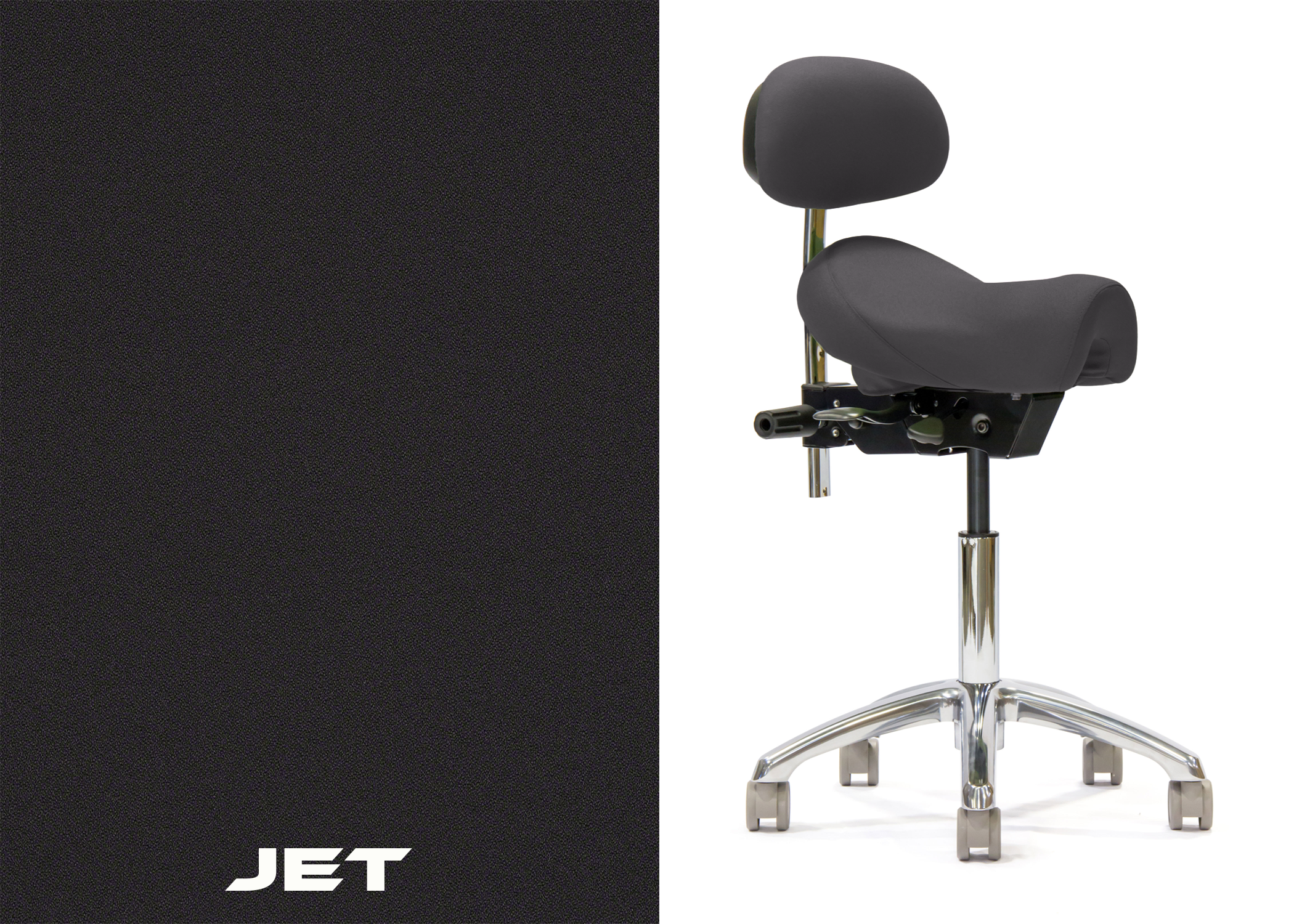 ErgoLab Western Ergonomic Saddle Chair for Clinical Work - Platinum-Level Office Chairs
