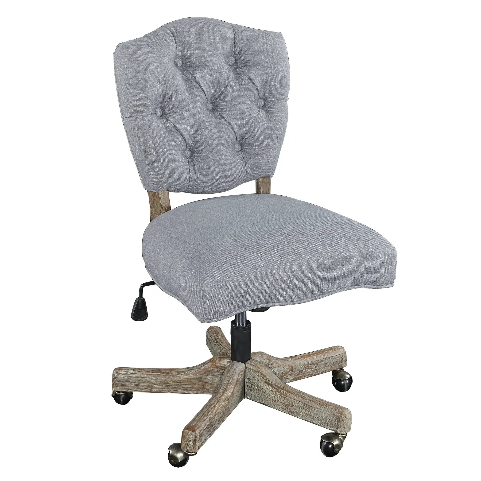 Linon Kelsey Office Chair, 18.5-22.5 In. Adjustable Seat Height, Multiple Colors