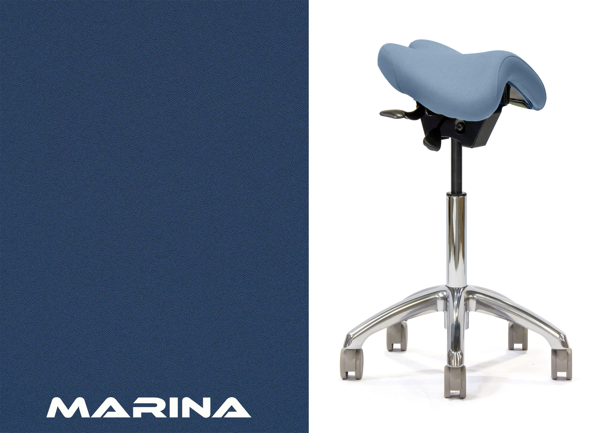 ErgoLab Advanced Ergonomic Saddle Stool for Office - Platinum-Level Office Chairs