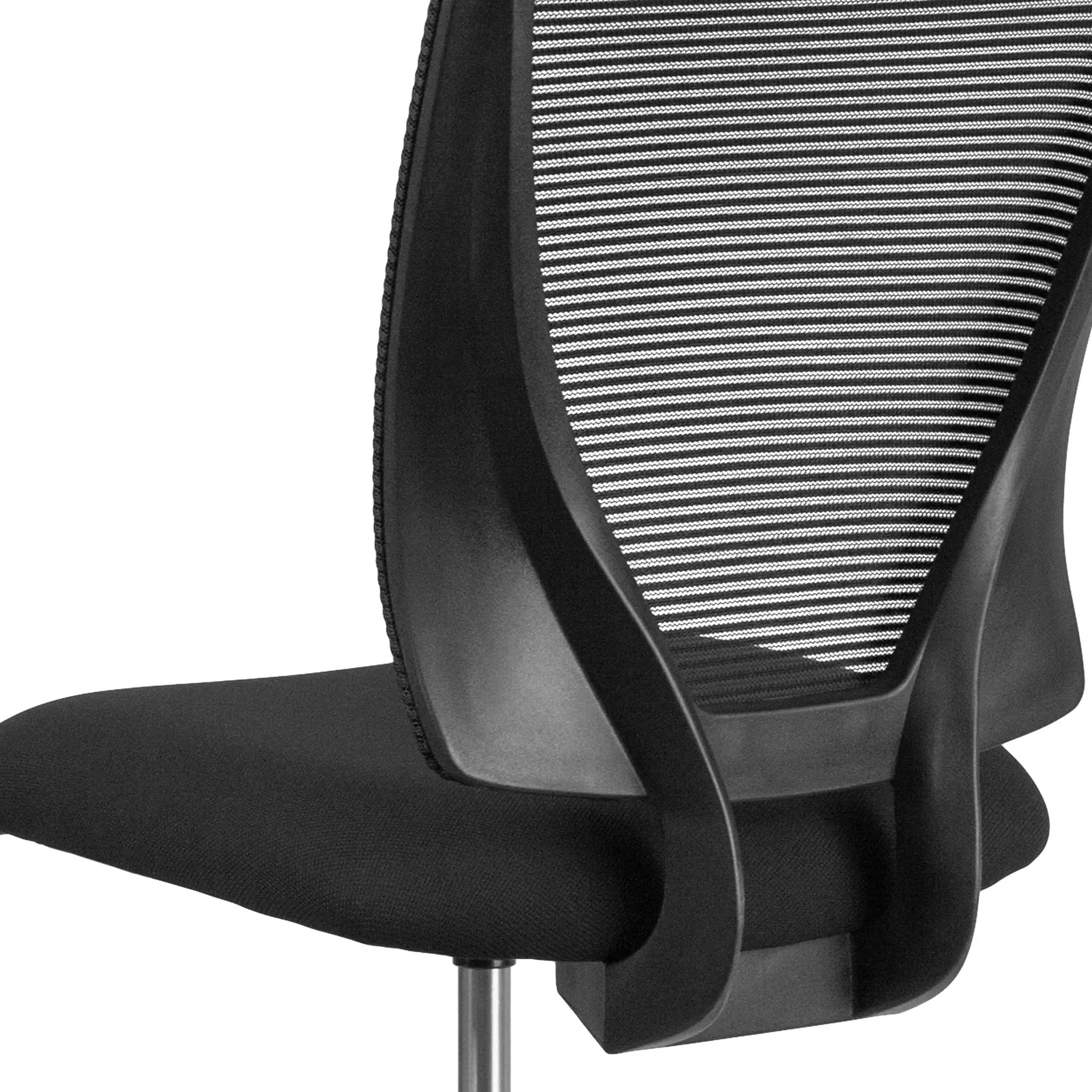 Drafting Chair with Fabric Seat and Adjustable Foot Ring