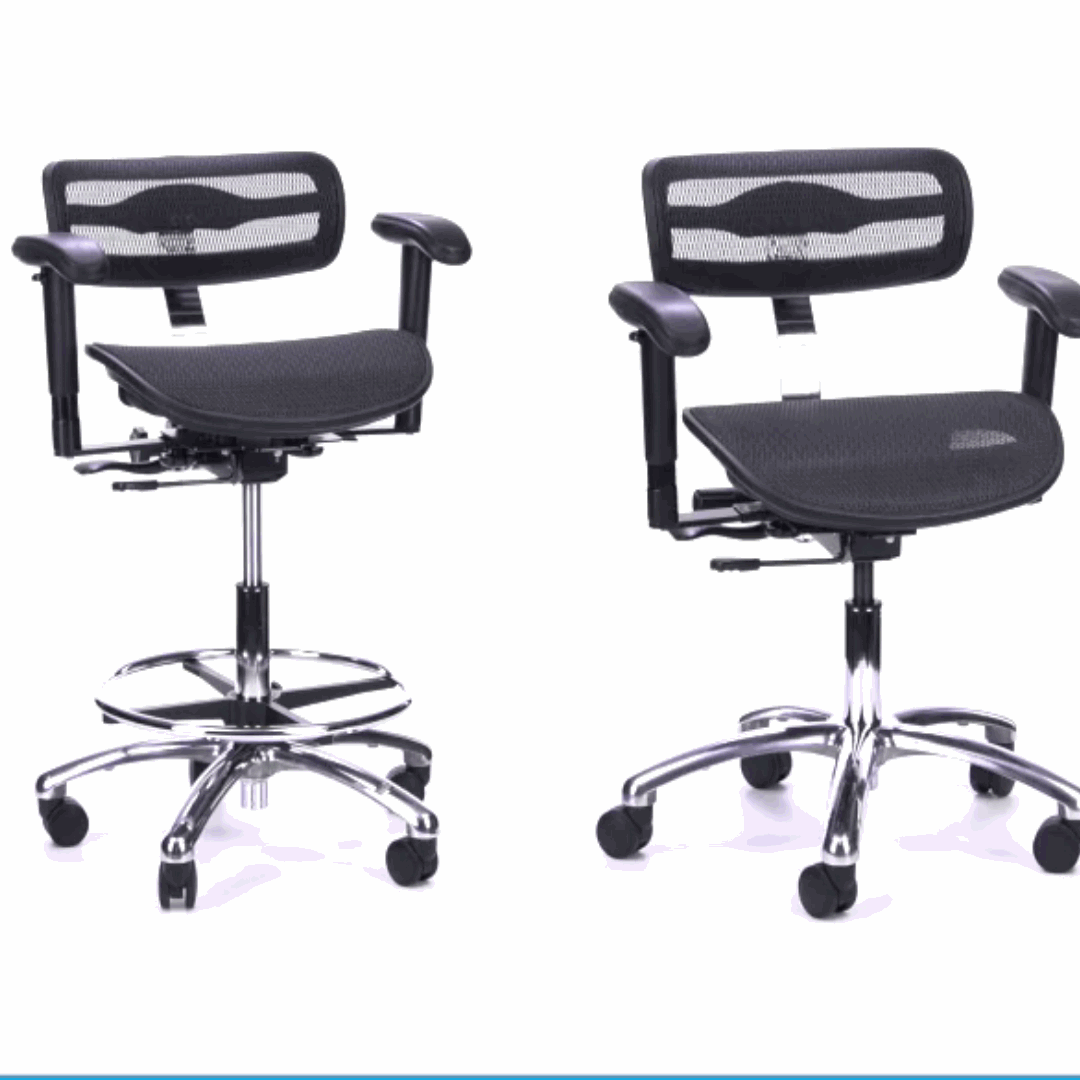 ErgoLab STP Silver Ergonomic Mesh Office Chair - Platinum-Level Office Chairs