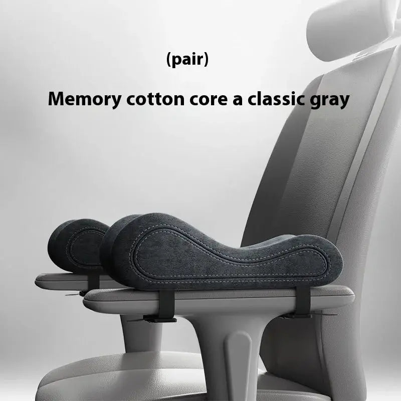 1 Pair Latex Memory Cotton Chair Armrest Pads Computer Chair Armrest Cushion Relief Elbows Forearm Pressure Pad For Home Offiice by Platinum-Level Office Chairs