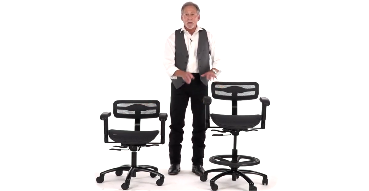 ErgoLab Stealth Standard Ergonomic Audio Studio Chair - Platinum-Level Office Chairs