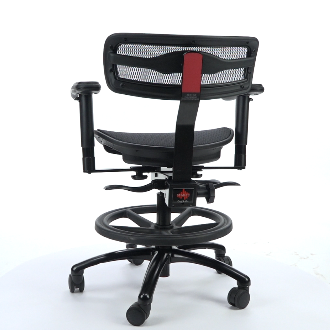ErgoLab Stealth Standard Ergonomic Audio Studio Chair - Platinum-Level Office Chairs