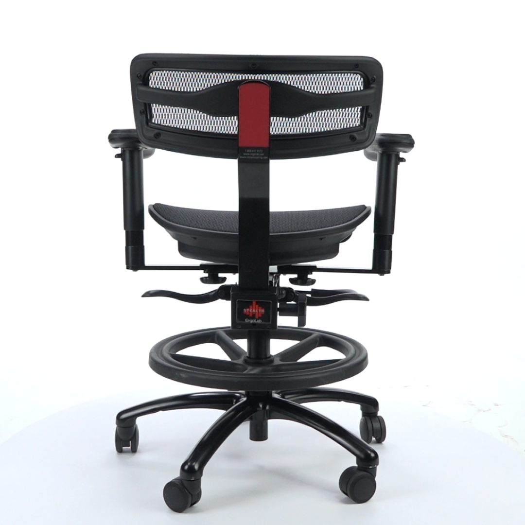 ErgoLab Stealth Standard Ergonomic Audio Studio Chair - Platinum-Level Office Chairs