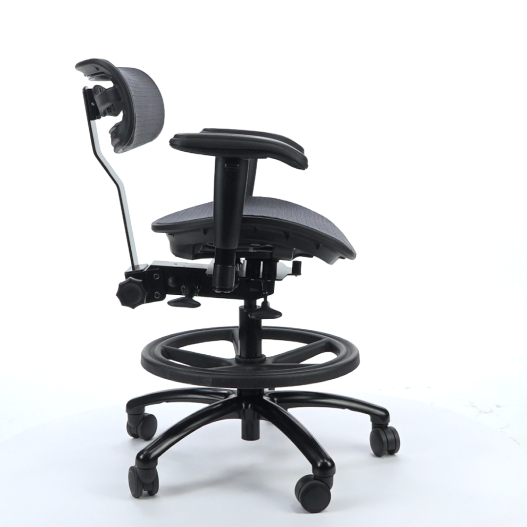 ErgoLab Stealth Standard Ergonomic Audio Studio Chair - Platinum-Level Office Chairs