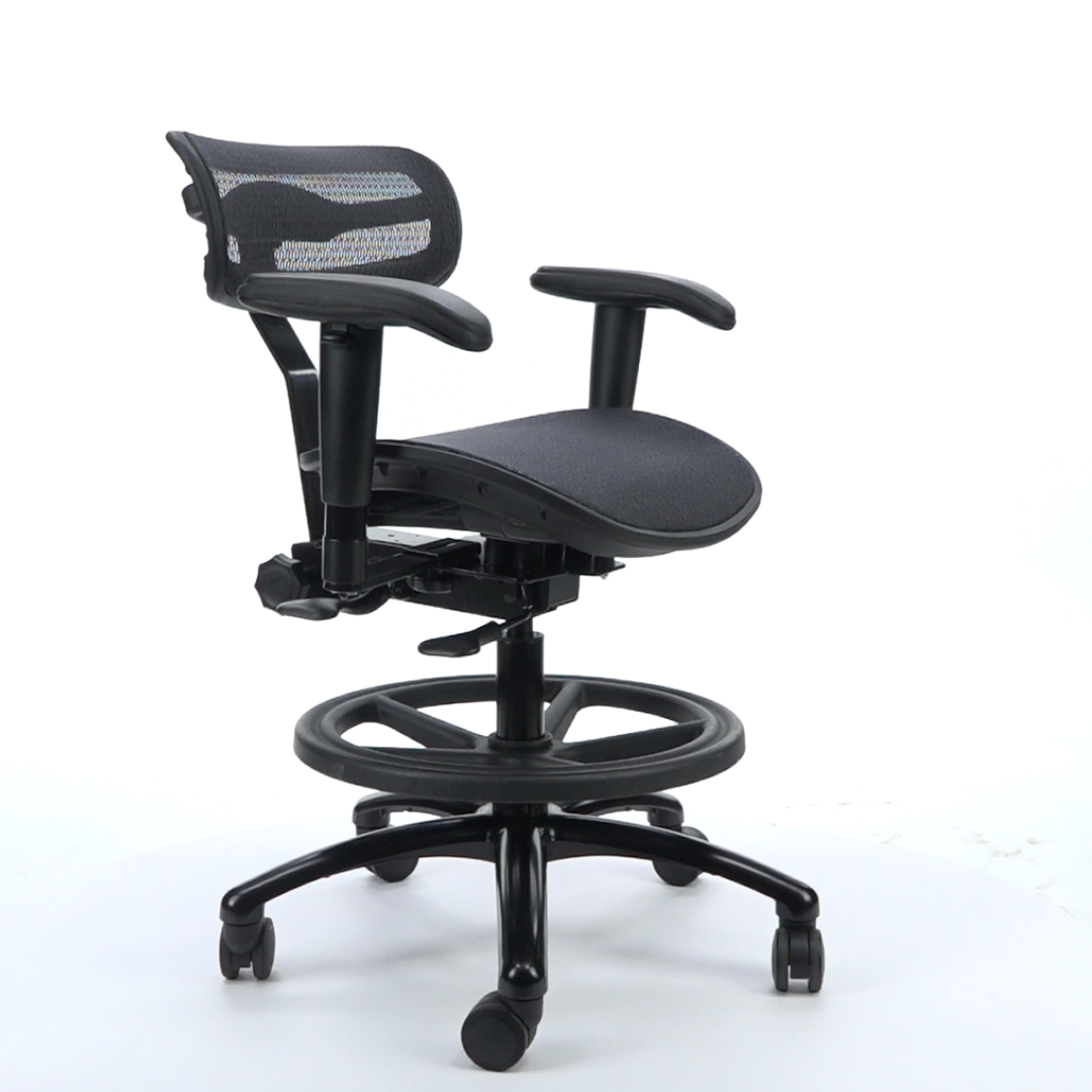 ErgoLab Stealth Standard Ergonomic Audio Studio Chair - Platinum-Level Office Chairs