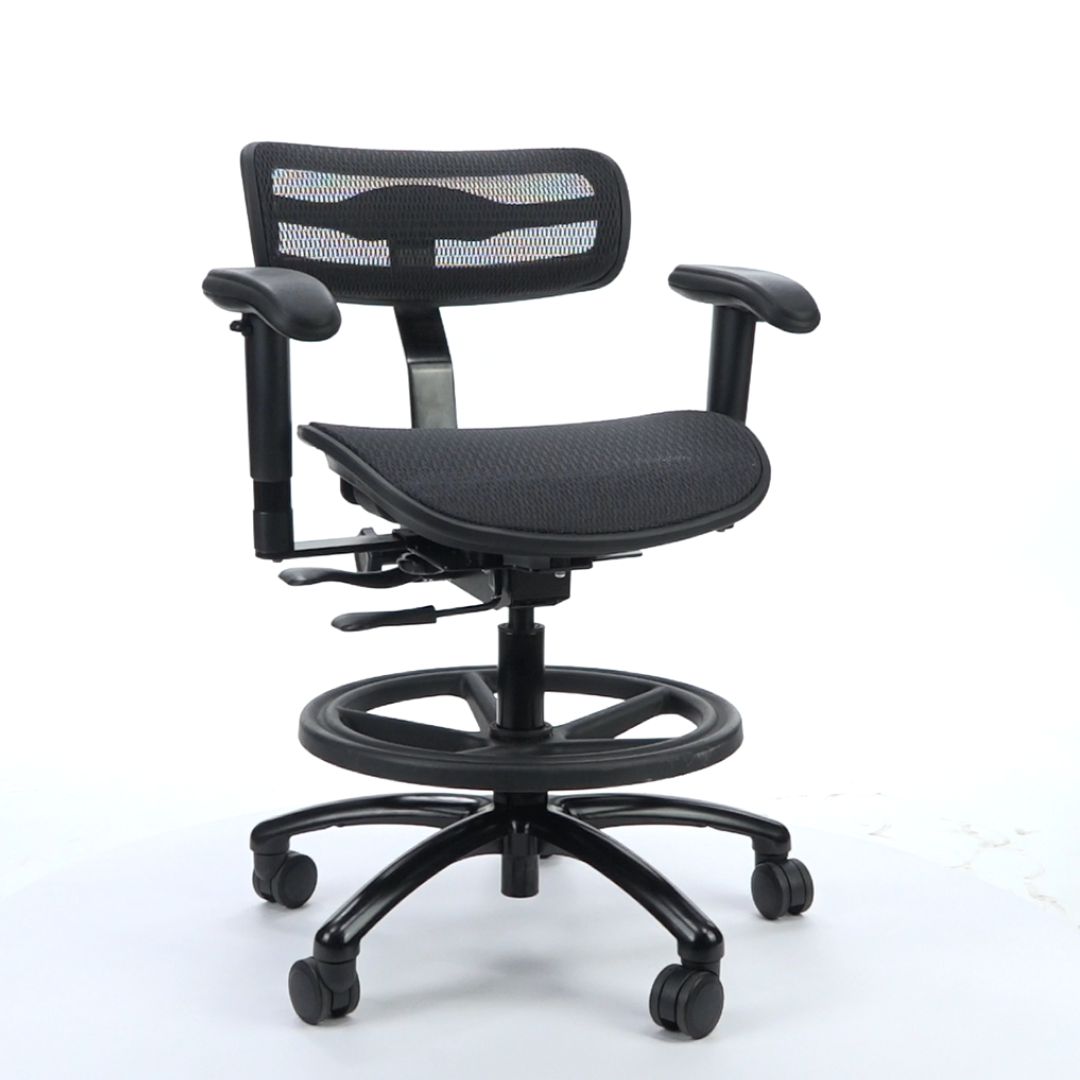 ErgoLab Stealth Standard Ergonomic Audio Studio Chair - Platinum-Level Office Chairs