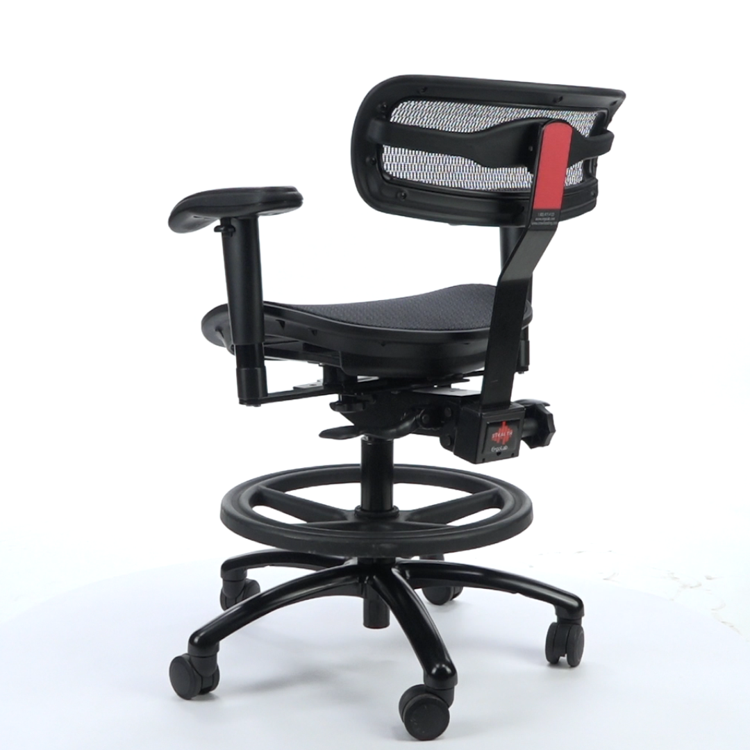 ErgoLab Stealth Standard Ergonomic Audio Studio Chair - Platinum-Level Office Chairs