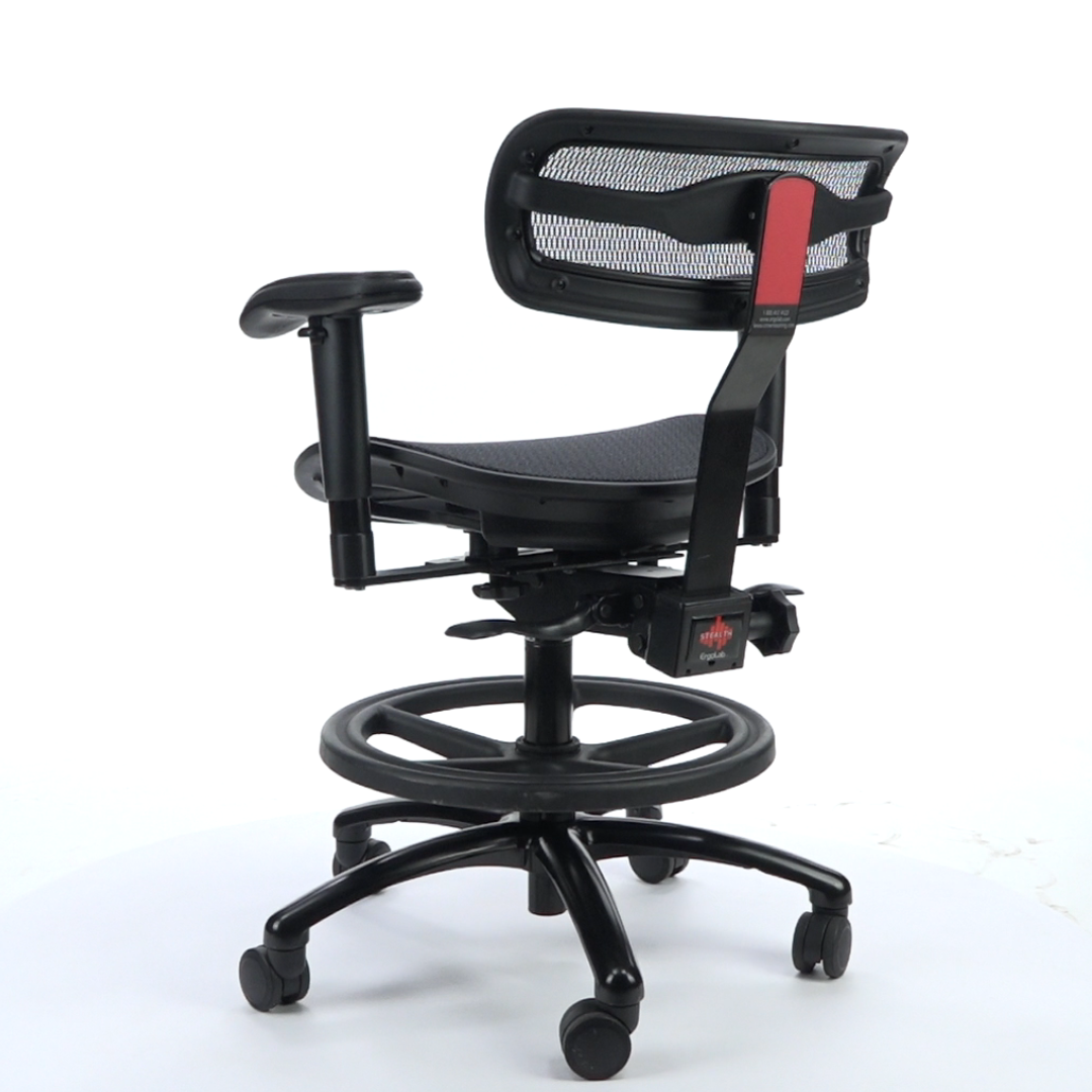 ErgoLab Stealth Standard Ergonomic Audio Studio Chair - Platinum-Level Office Chairs