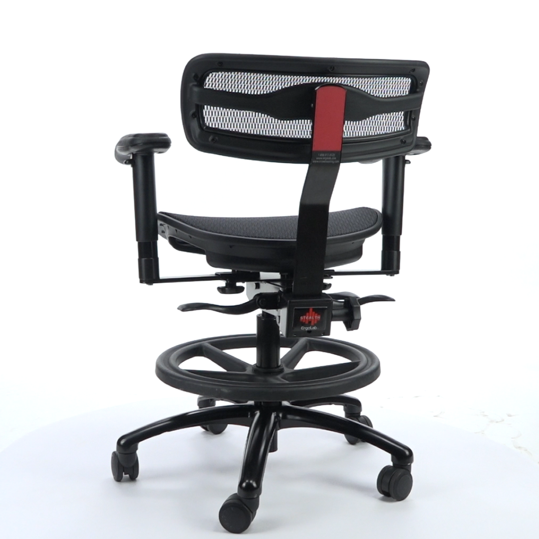 ErgoLab Stealth Standard Ergonomic Audio Studio Chair - Platinum-Level Office Chairs