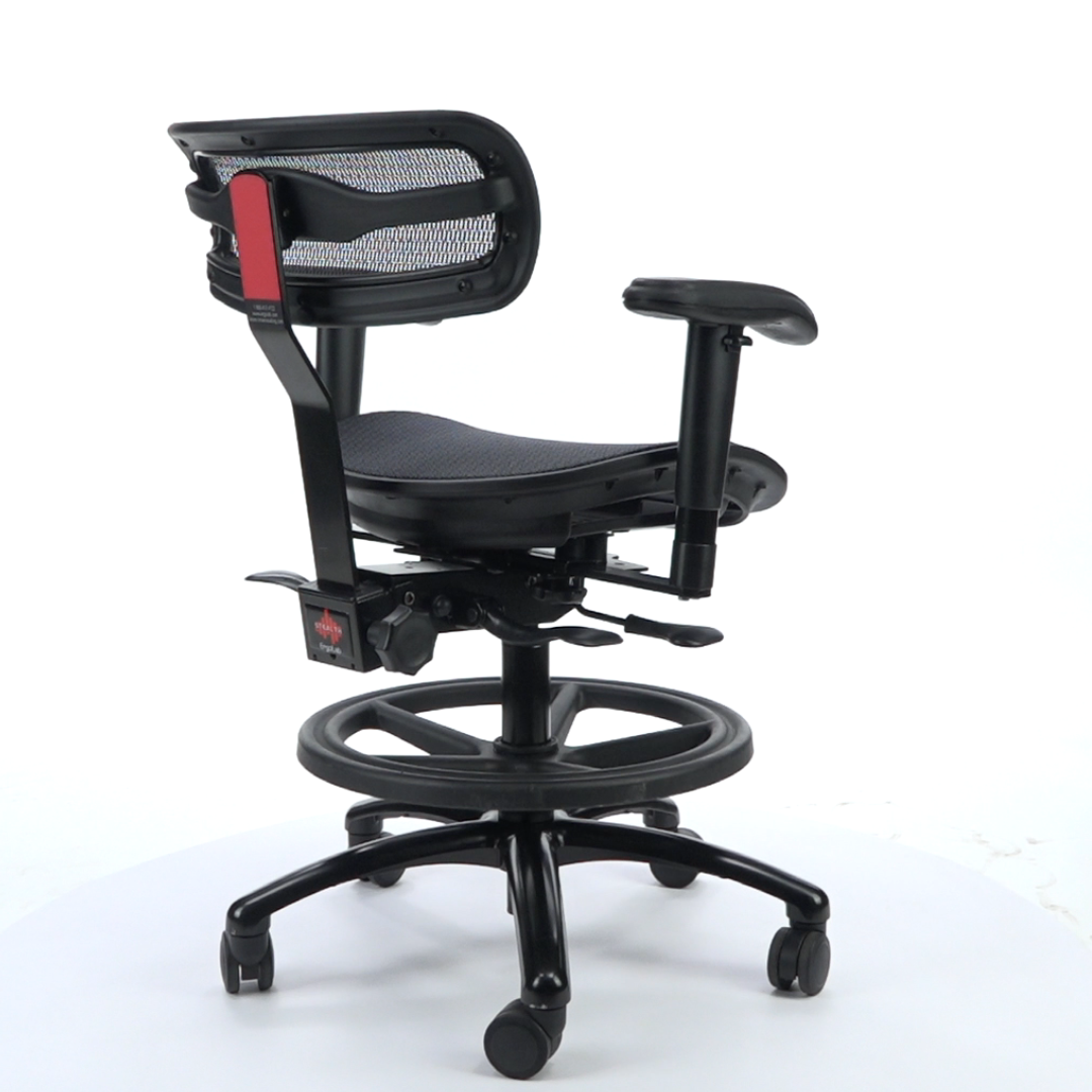 ErgoLab Stealth Standard Ergonomic Audio Studio Chair - Platinum-Level Office Chairs