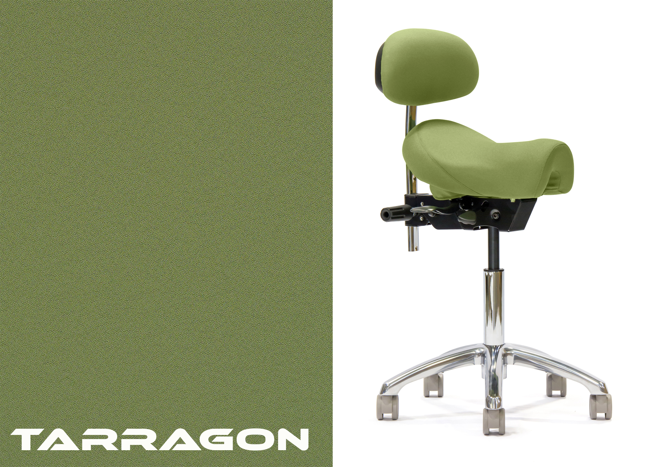 ErgoLab Western Ergonomic Saddle Chair for Clinical Work - Platinum-Level Office Chairs