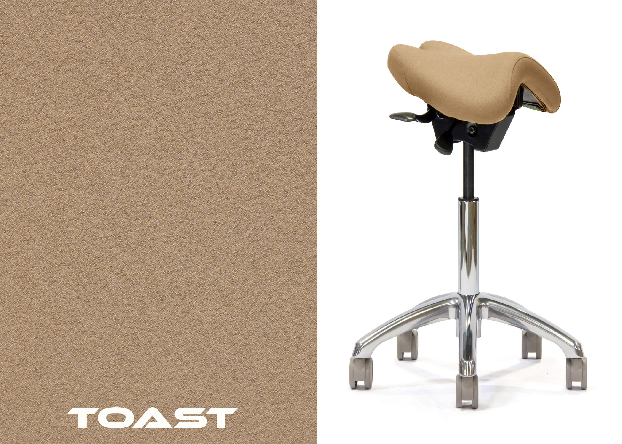 ErgoLab Advanced Ergonomic Saddle Stool for Office - Platinum-Level Office Chairs