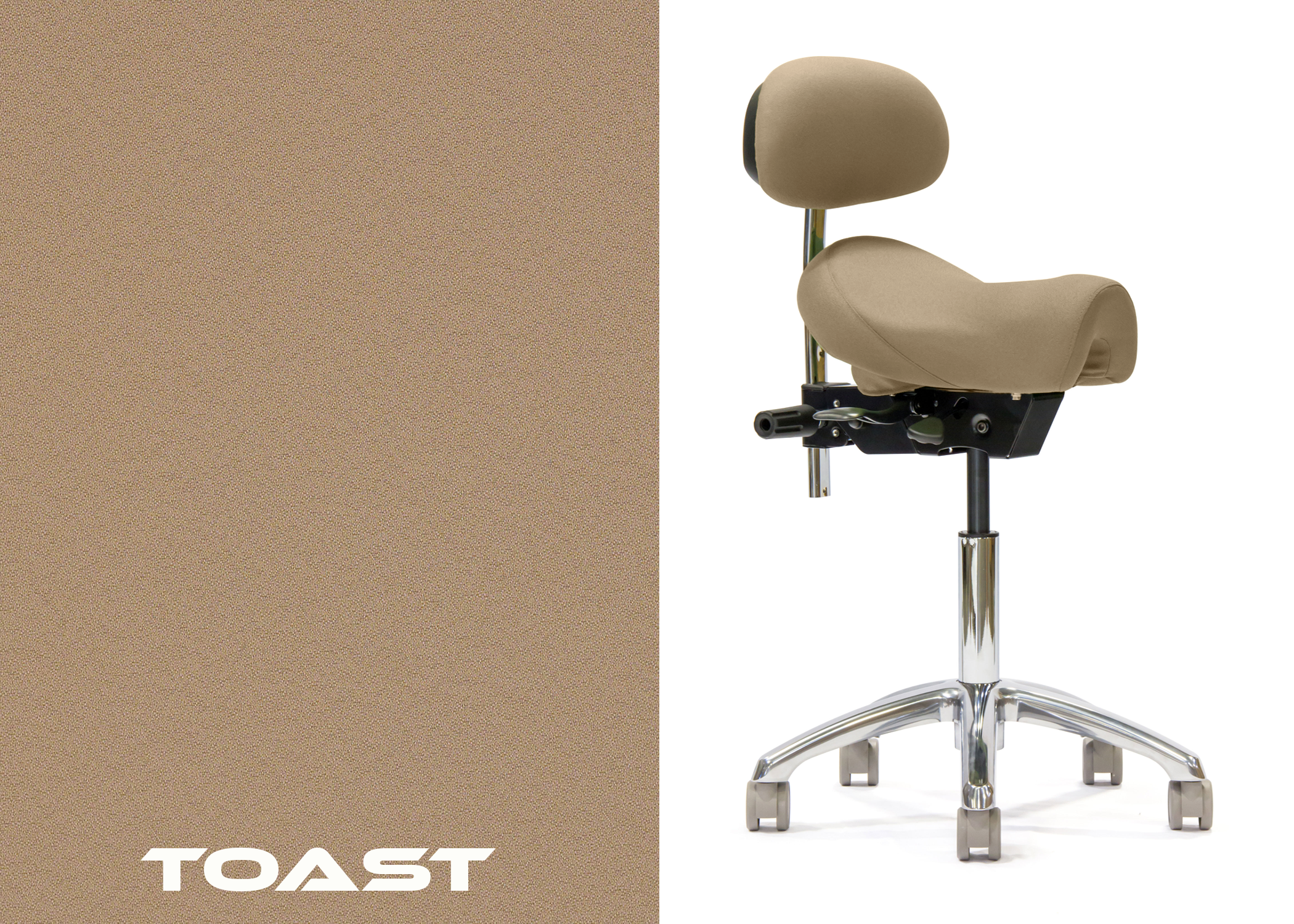 ErgoLab Western Ergonomic Saddle Chair for Clinical Work - Platinum-Level Office Chairs